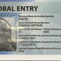 Global Entry card