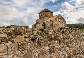 A Strange Visit to an Old Monastery Panagia tou Sinti Monastery wall cyprus