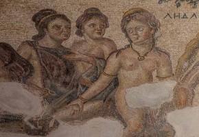 The Mosaics of Ancient Paphos, Cyprus leda mosaic house of aion paphos cyprus