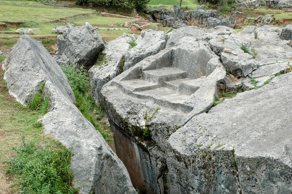 peru sacred valley sacsayhuaman carved throne