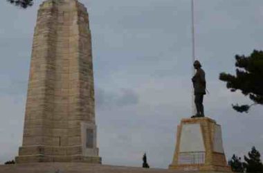 Ancient Battlefields of Turkey This is a Turkish memorial, with a statue of Kemal Mustafa, who later became known as Ataturk, the father of the modern Turkish nation.