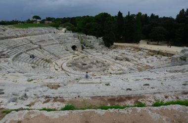 The Greek Ruins of Sicily The words of Sophocles, Aeschylus, Euripides used to be spoken here. They still are in translation.