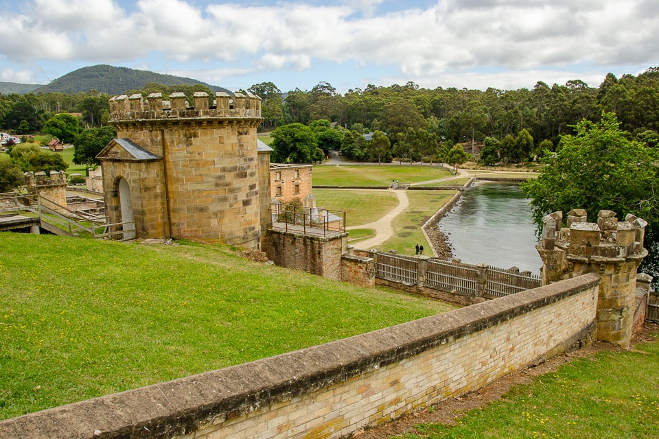 australia tasmania port arthur wall tower