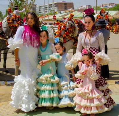 Family Photo, Feria de Abril, Sevilla, Spain