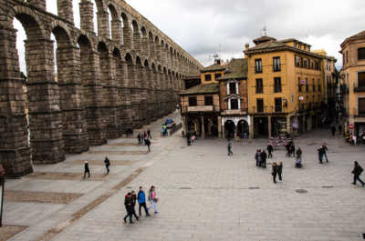 Roman Aqueduct, Segovia, Spain