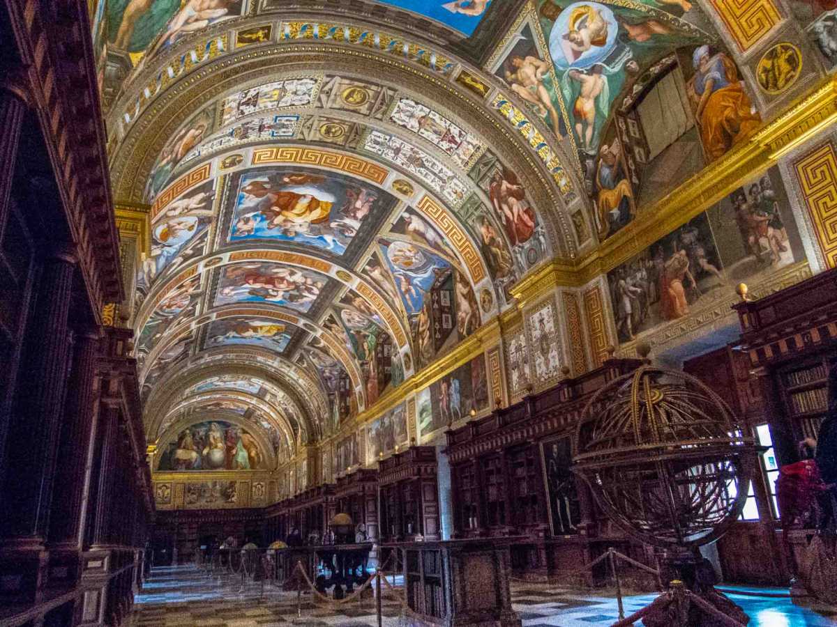 el escorial library spain unesco world heritage day trip from madrid