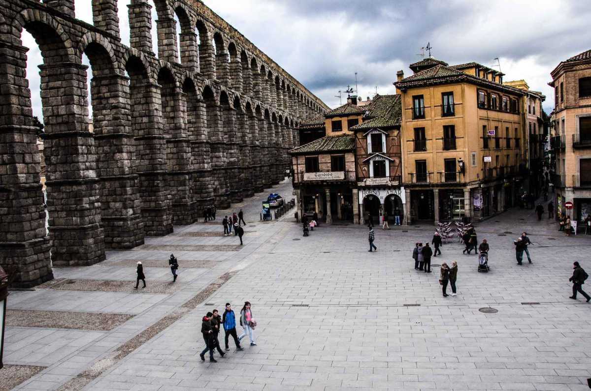 segovia aquaduct spain unesco world heritage day trip from madrid