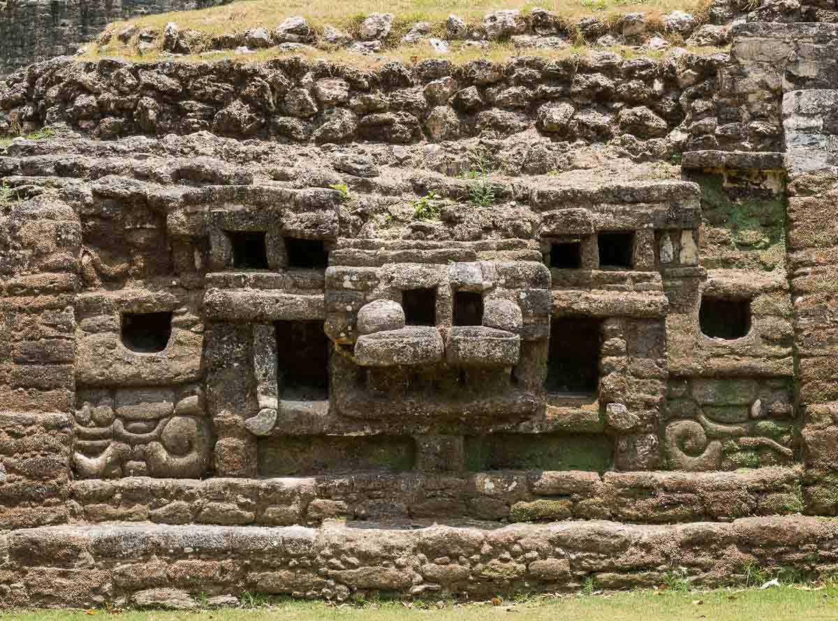 temple jaguar face belize