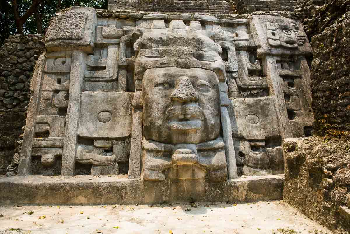 belize temple mask