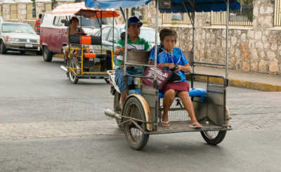 Moto Taxi, Umán, Yucatán, Mexico