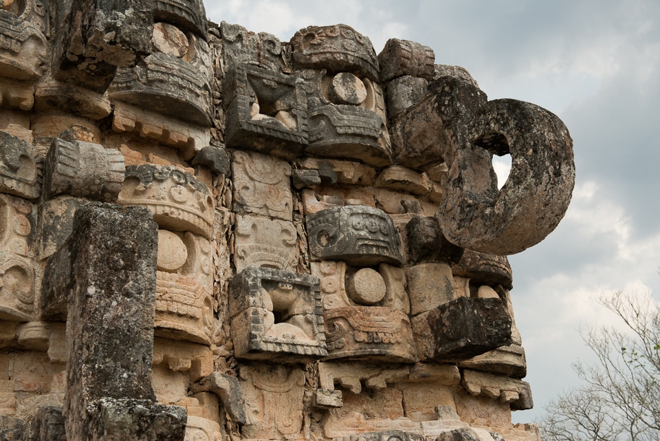 temple carvings kabah yucatan