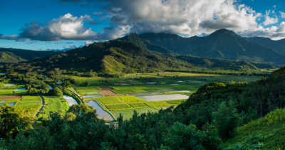 Valley near Hanalei, Kauai, Hawaii