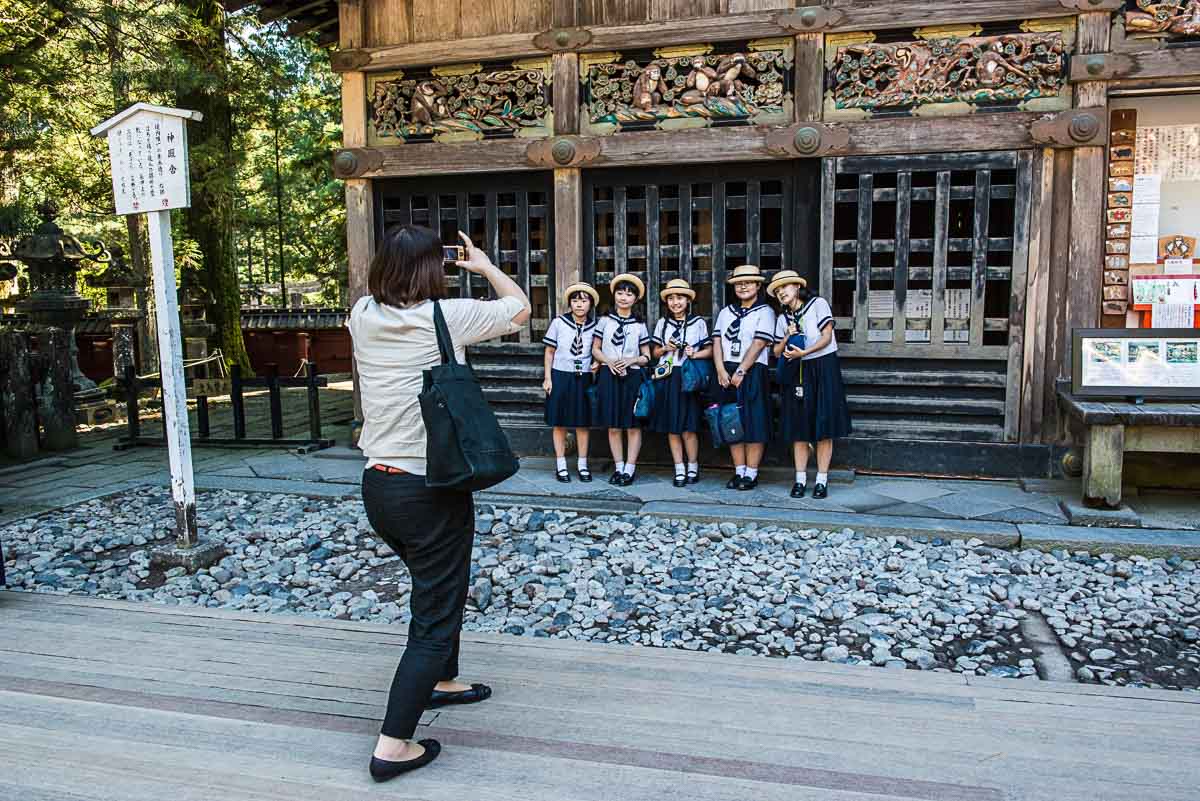 japan nikko schoolgirls