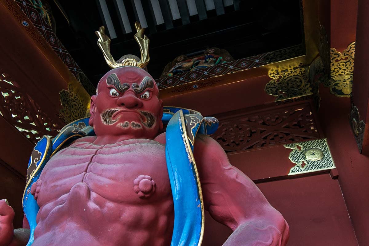 japan nikko temple guardian