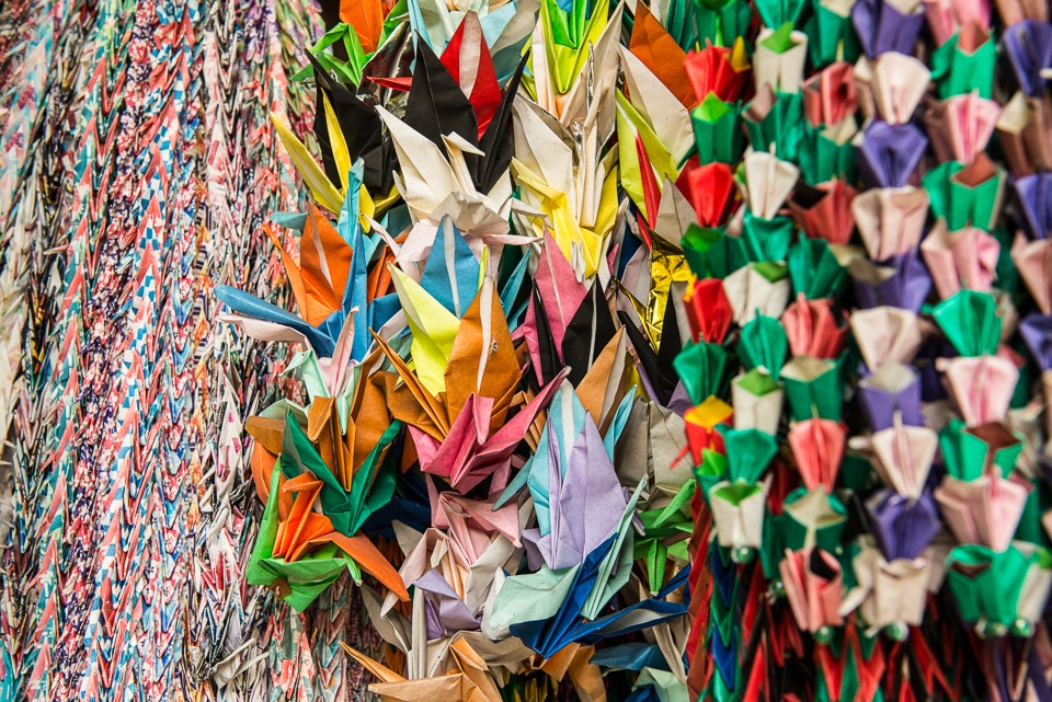 Origami Prayer Strings, Shinto Temple, Takayama, Japan - Travel Past 50