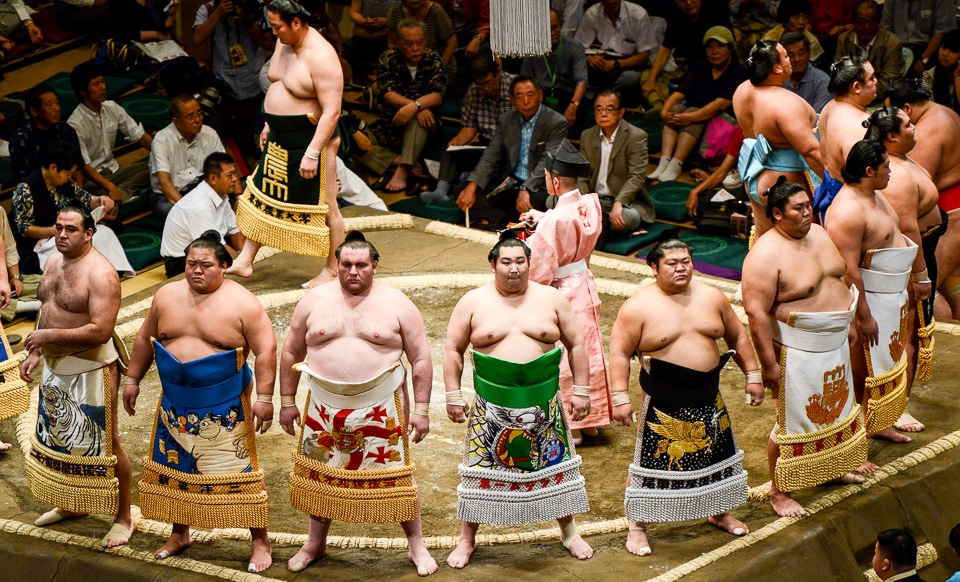 sumo wrestling Tokyo