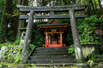 Roadside Shinto Shrine, Nikko, Japan