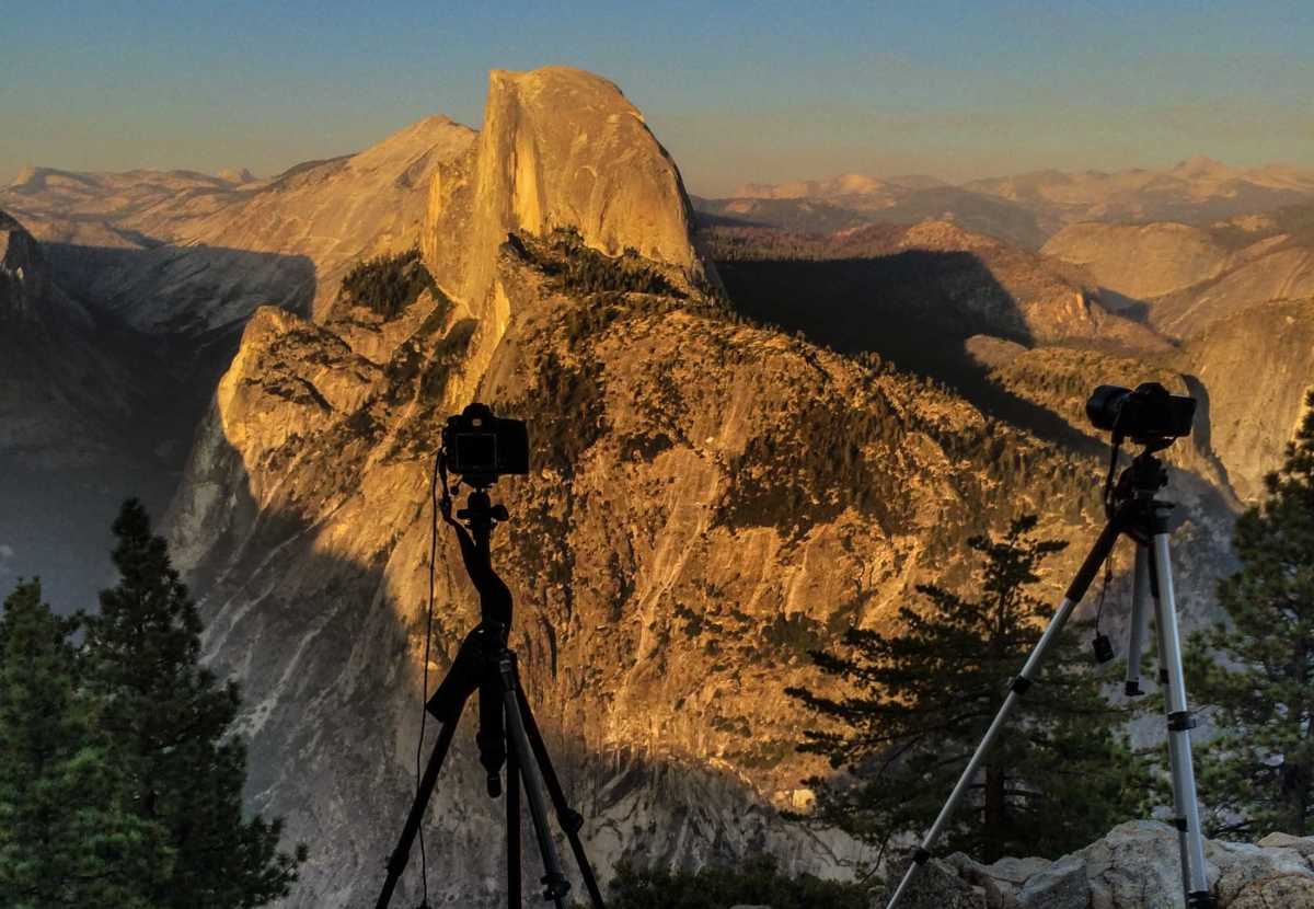 yosemite camera on tripod