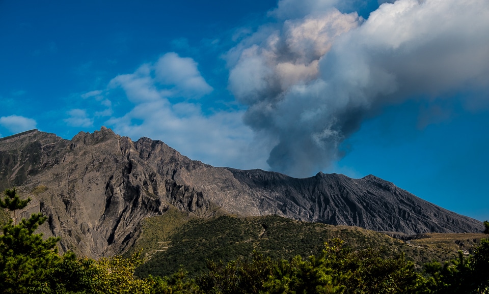 sakurajima volcano kagoshima japan