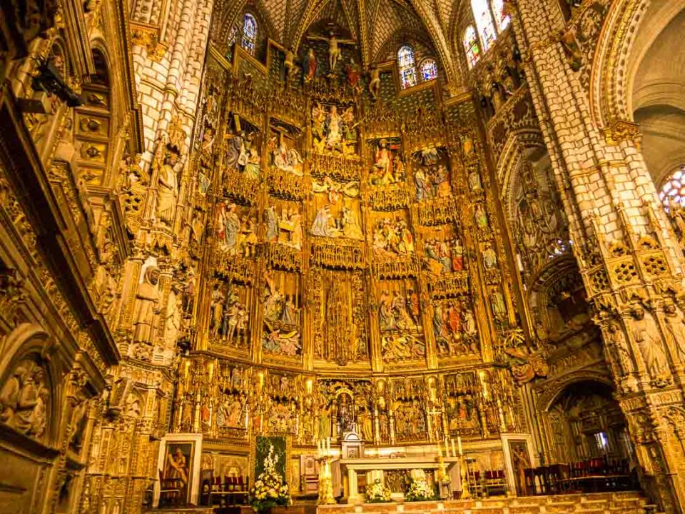 golden altar Toledo Cathedral