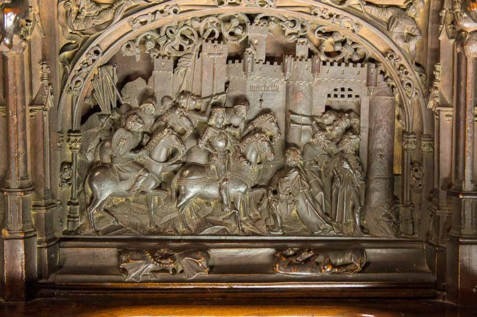 choir seat toledo cathedral