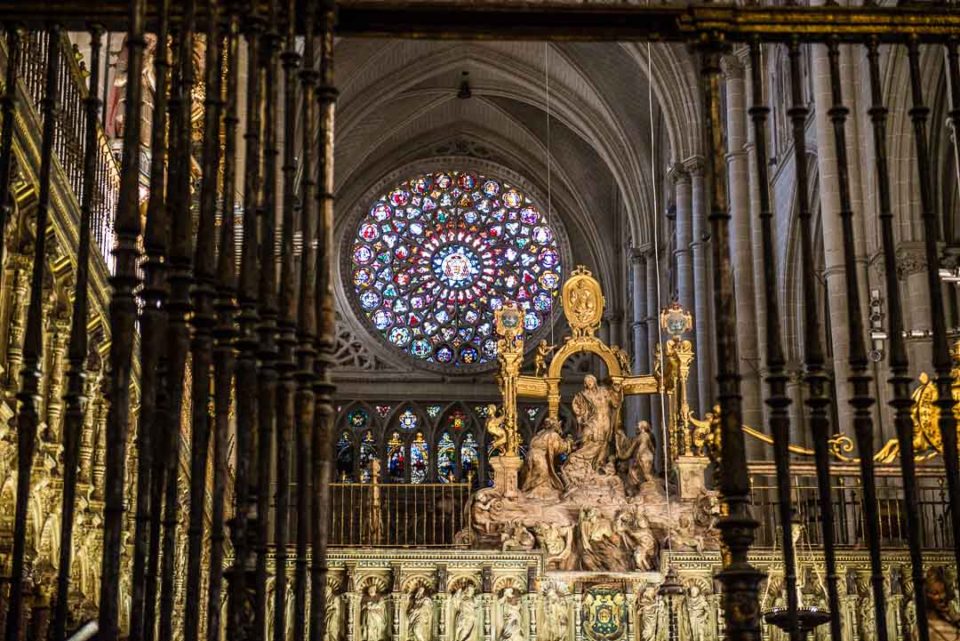 toledo cathedral choir and rosette