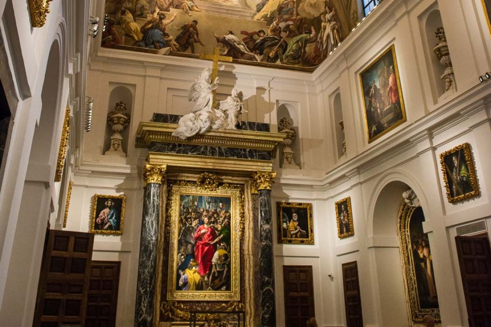 toledo cathedral el greco the disrobing of christ