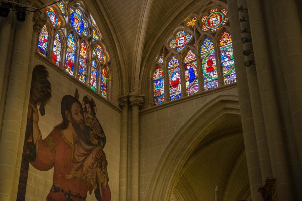 toledo cathedral saint christopher