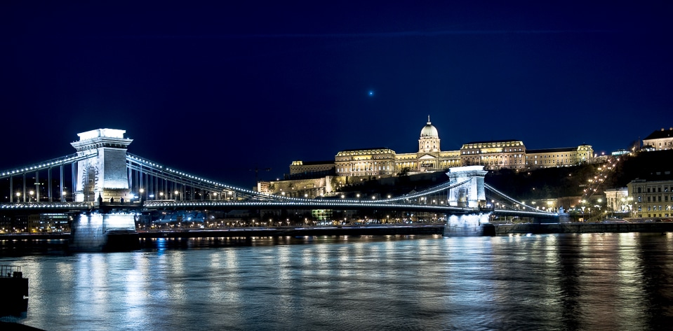 Chain Bridge, Budapest, Hungary, Another View - Travel Past 50