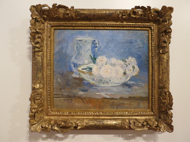 White Flowers in a Bowl by Berthe Morisot