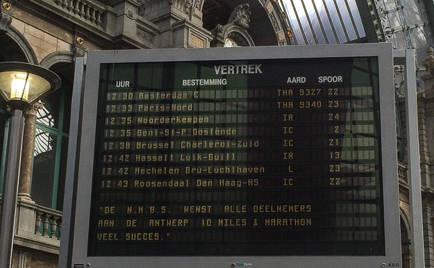 Antwerp Central Station: How did I get here and where am I going next?