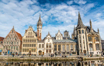 Rooftops, Spires, and Façades, The Architecture of Ghent, Belgium