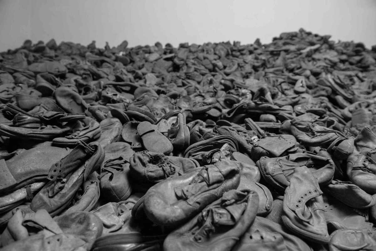 childrens shoes Auschwitz