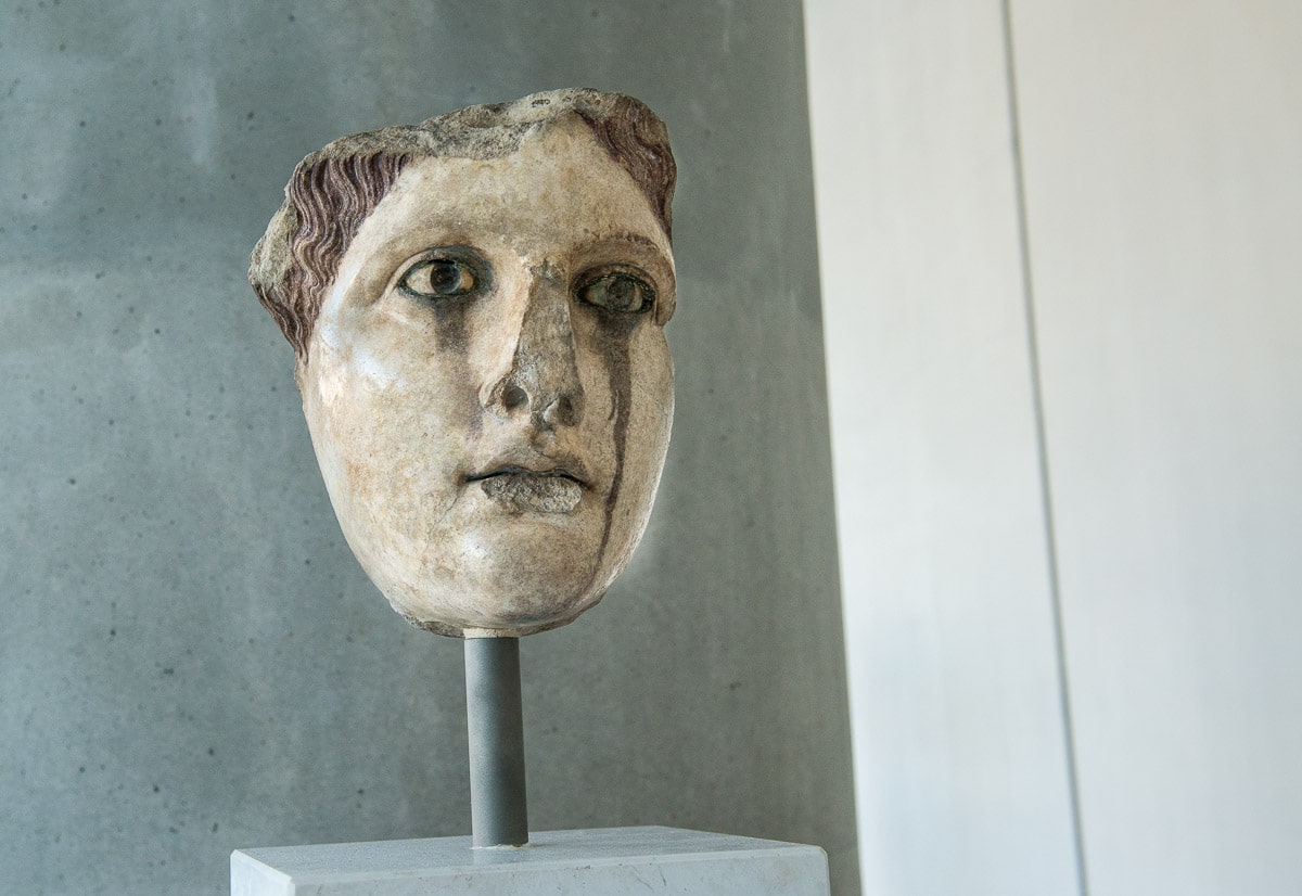 bust parthenon museum athens