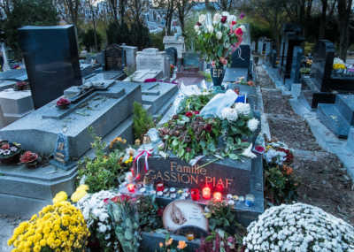 Edith Piaf's Grave, Pere Lachaise Cemetery, Paris