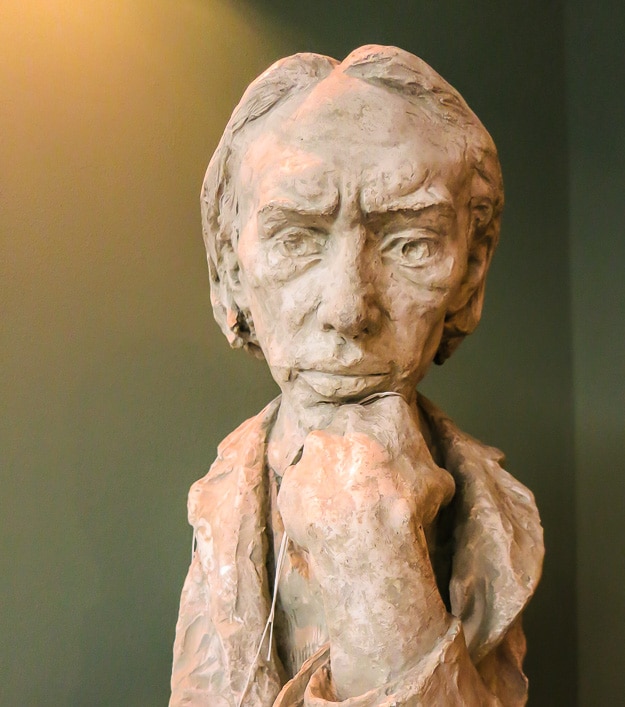 Arturo Martini's self portrait in the Revoltella Museum