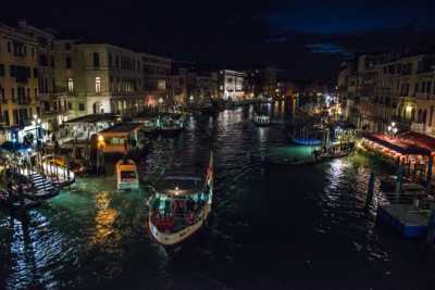 Grand Canal at Dusk, Venice, Italy