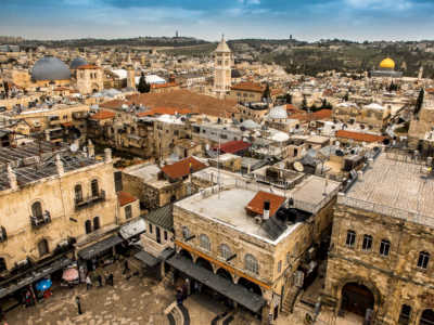 Rooftop View, Old City, Jerusalem