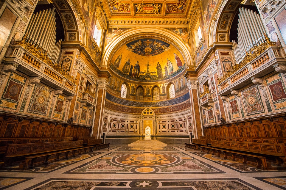 pope's cathedra St John Lateran