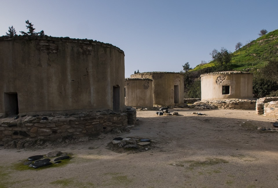 reconstructed dwelling Choirokoitia cyprus