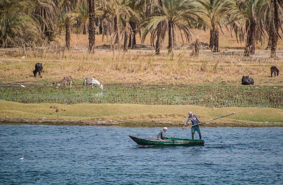 fishing boat nile cruise egypt