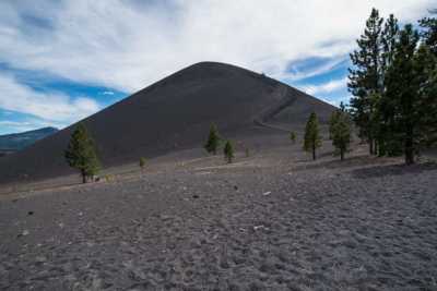 Climbing the Cinder Cone at Lassen National Park