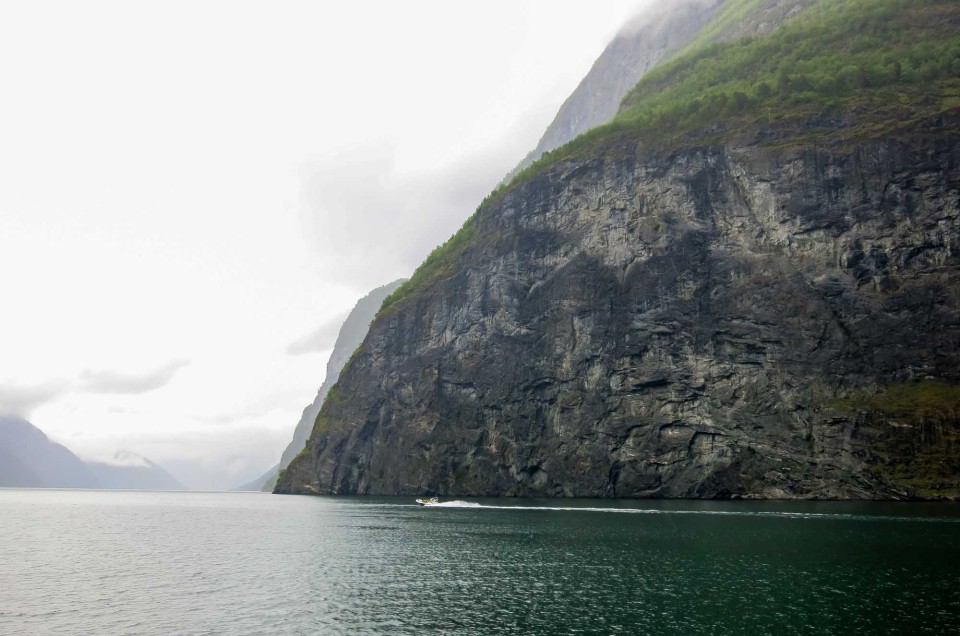 Western fjords in fog, Norway in a Nutshell