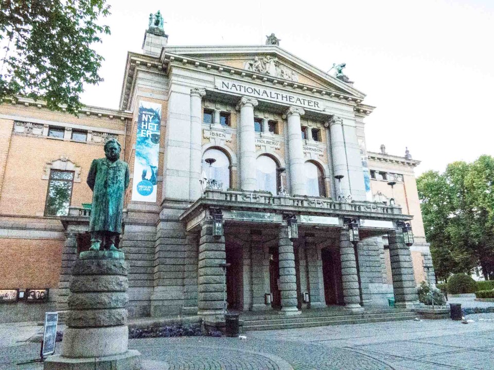 Ibsen and National Theater, Oslo Norway