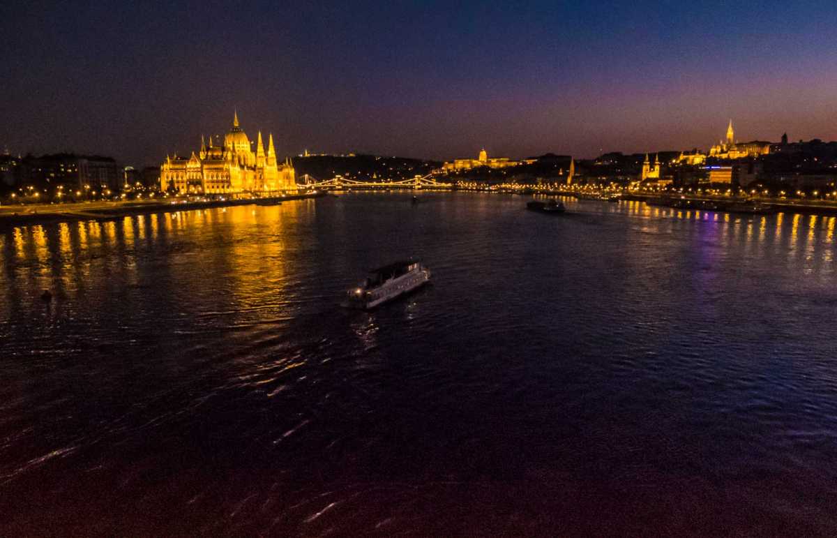 boat on the Danube Budapest