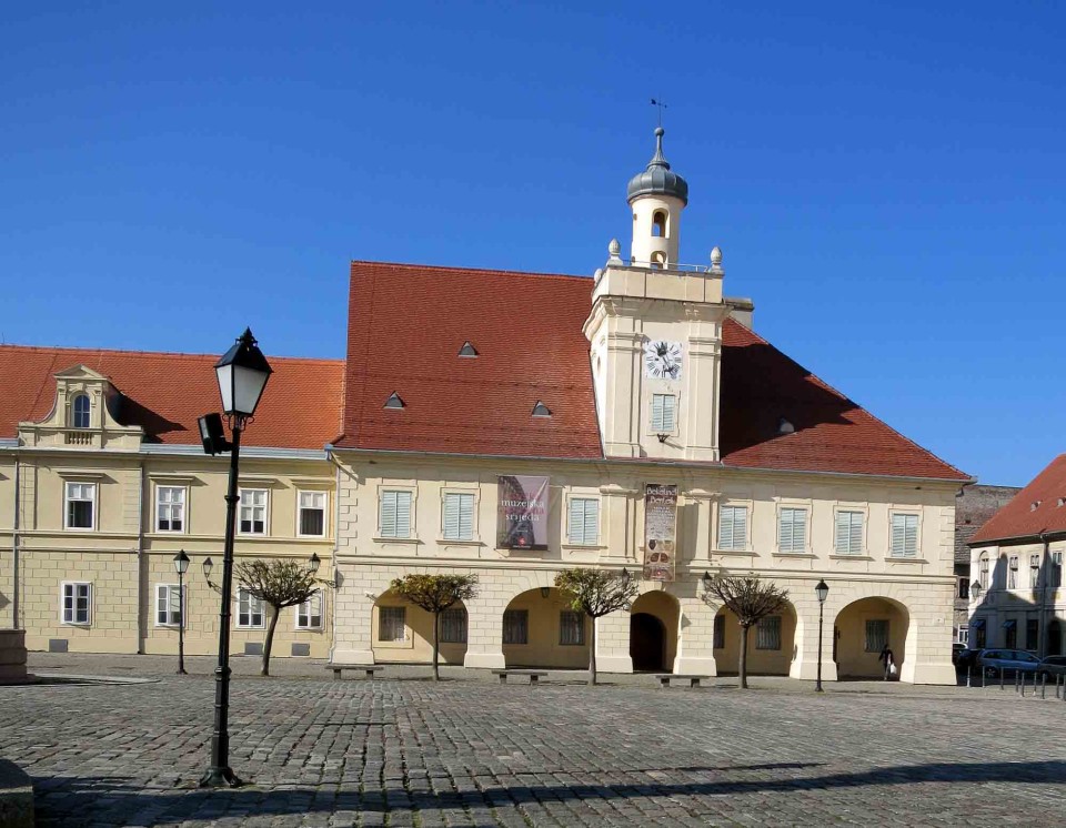 It's pretty quiet in Osijek's town square this day, even though Osijek is Croatia's fourth largest city, and the center of the Slavonia region.