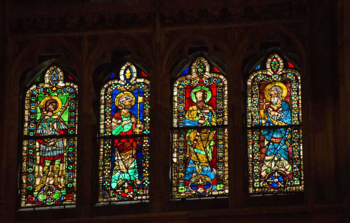 altar windows regensburg cathedral 1