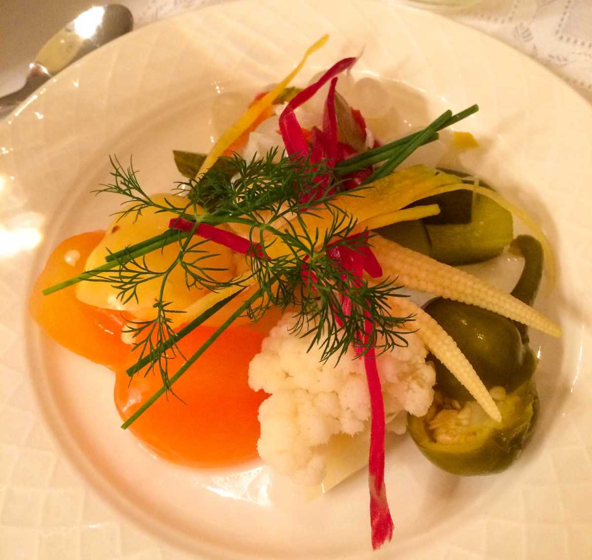 Pickled vegetable salad is perfect with rich, classic Hungarian dishes