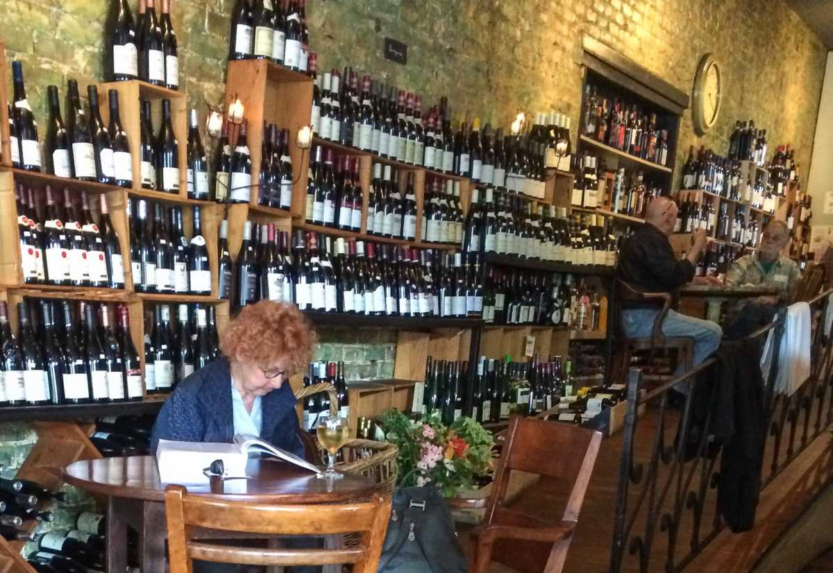 Vera Mercer slips in to La Buvette for a glass of wine and a bit of work.