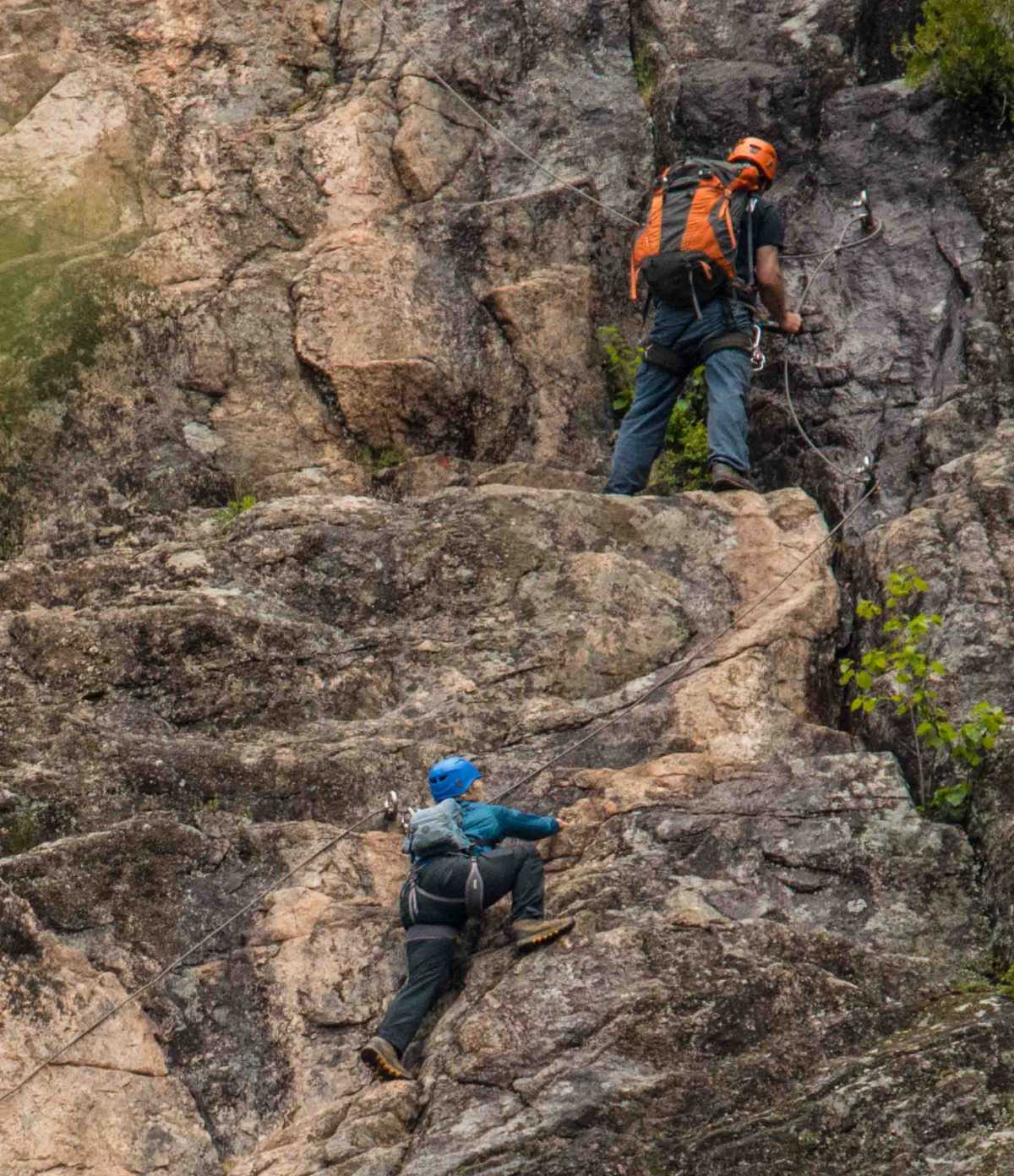 Via Ferrata in Palissades Charlevoix